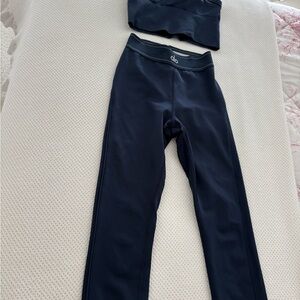 ALO Yoga Blue High-Waisted Leggings